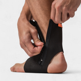 Tornozeleira com Zíper – Suporte Ortopédico para Entorses e Luxações