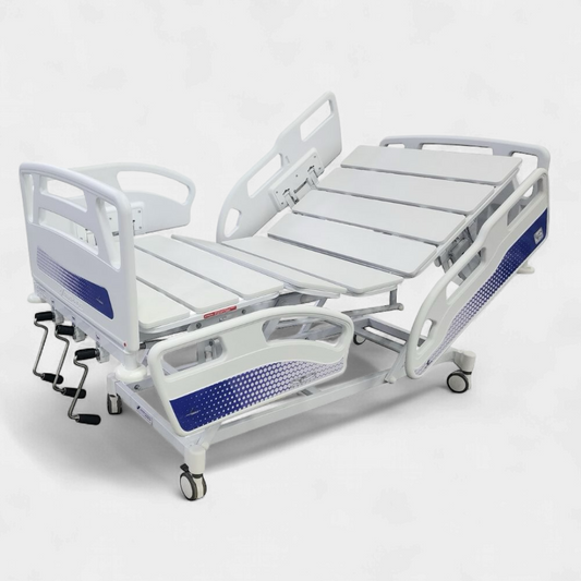 Cama Hospitalar Fowler Manual Com Elevação De Leito Extra Luxo | DSM-011 ELX