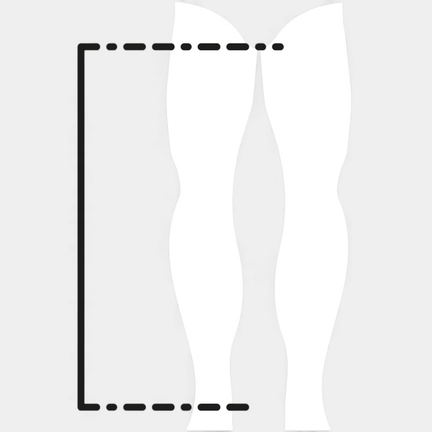 Imobilizador Ergonômico Longo para Joelho Estreito