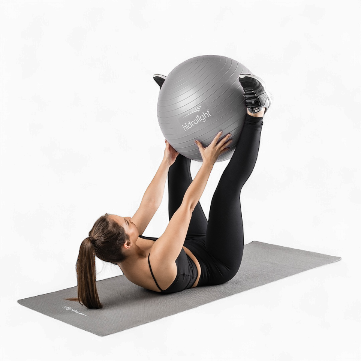 Bola de Pilates Hidrolight Profissional para Yoga, Fisioterapia e Exercícios Funcionais – Suporta 350kg