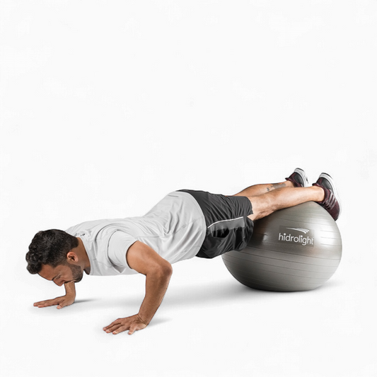 Bola de Pilates Hidrolight Profissional para Yoga, Fisioterapia e Exercícios Funcionais – Suporta 350kg