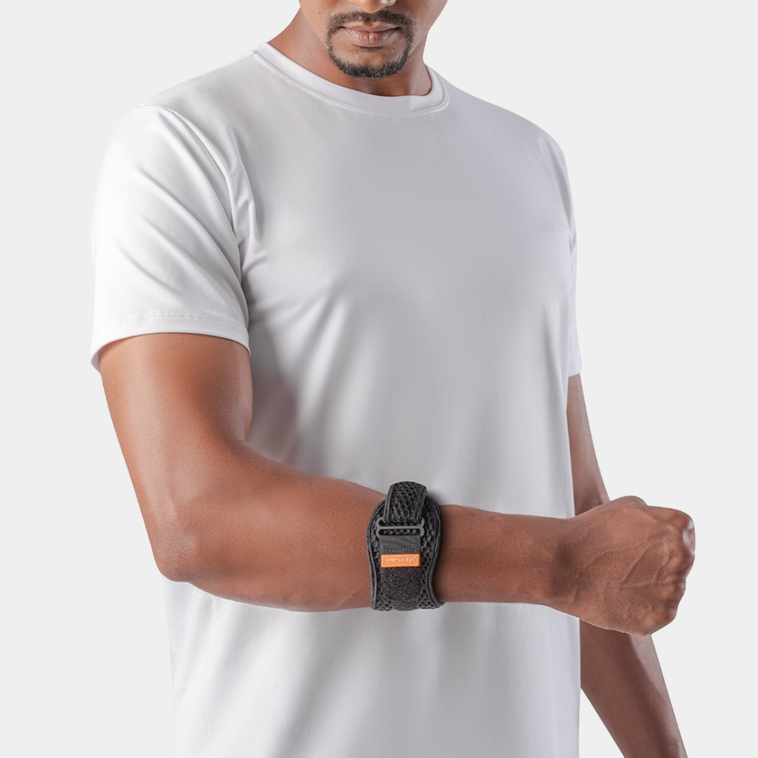 Tennis Elbow Ajustável Comfort Air – Alívio para Dor no Cotovelo e Antebraço