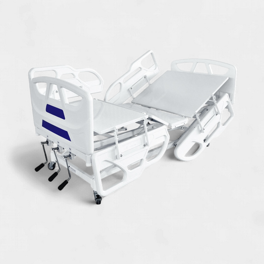 Cama Hospitalar Fowler Manual Com Elevação De Leito Luxo | DSM-011 LX