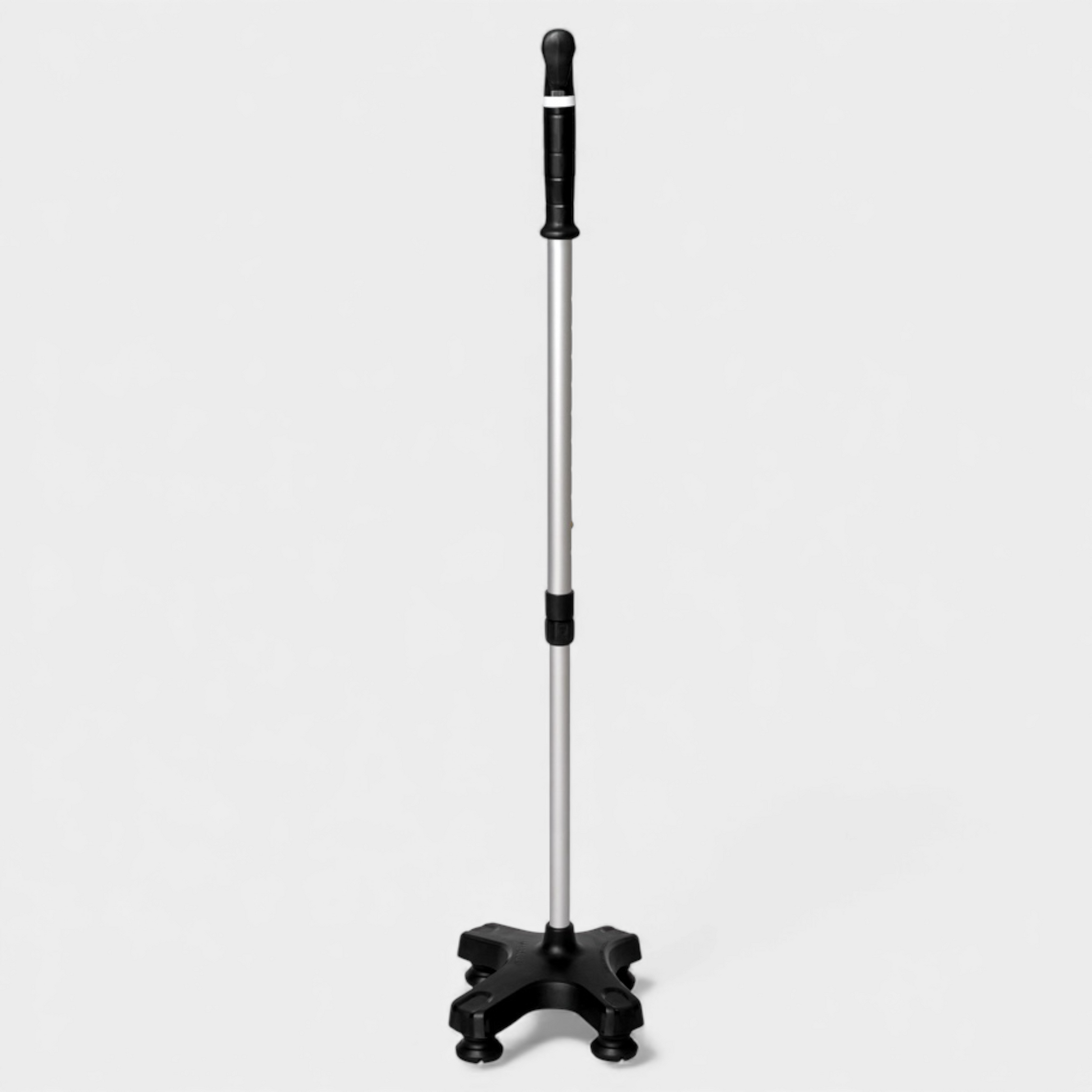 Bengala 4 pontas  tipo T com apoio Mercur para idosos