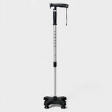 Bengala 4 pontas  tipo T com apoio Mercur para idosos