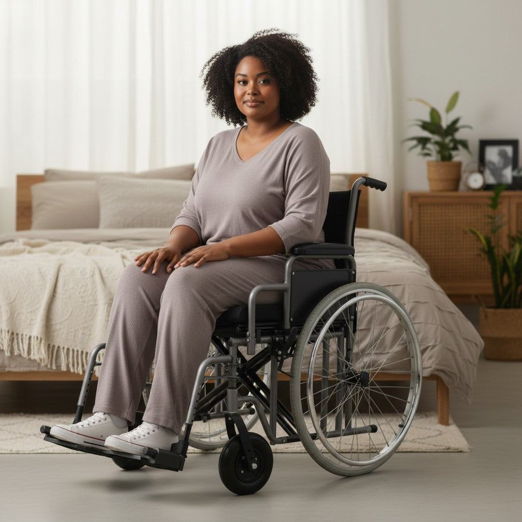 Cadeira de Rodas para Obeso 250kg Hidrolight 61cm