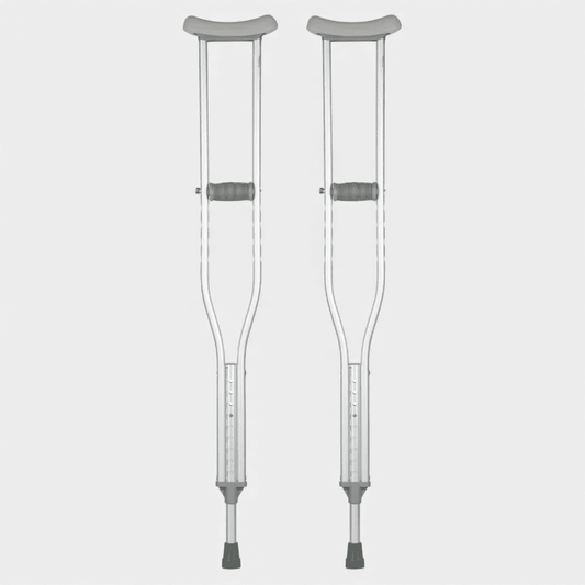 Muleta Axilar Regulável Par | Conforto e Segurança
