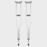 Muleta Axilar Regulável Par | Conforto e Segurança