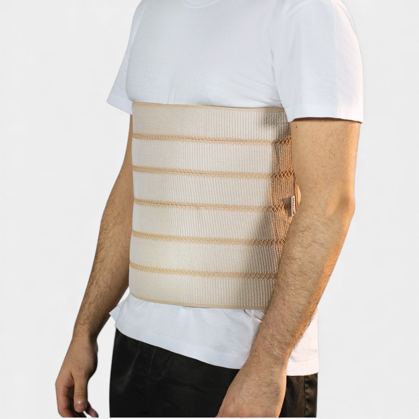 Faixa Abdominal Elástica Mercur com Suporte e Conforto