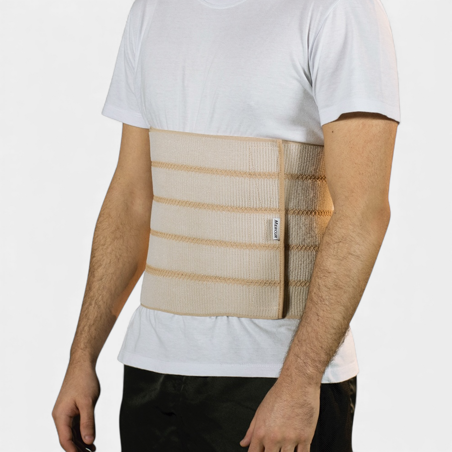 Faixa Abdominal Elástica Mercur com Suporte e Conforto