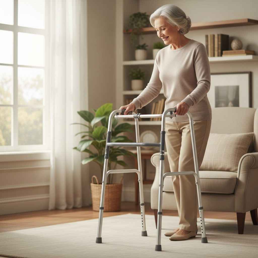 Andador articulado para idosos Hidrolight 2 Barras